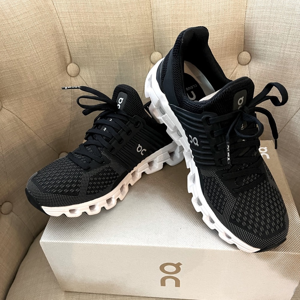 On Cloud Women’s running shoes.